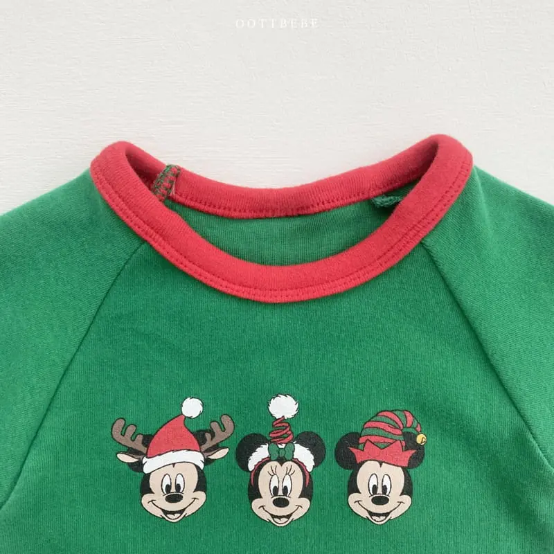 Oott Bebe - Korean Baby Fashion - #babyoutfit - D Santa Bodysuit - 8