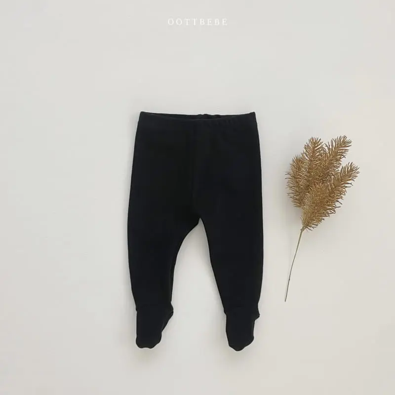 Oott Bebe - Korean Baby Fashion - #babyoutfit - Baby Foot Leggings - 4
