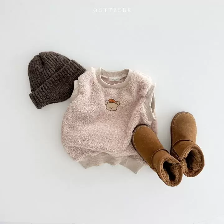 Oott Bebe - Korean Children Fashion - #Kfashion4kids - Soft Bear Vest
