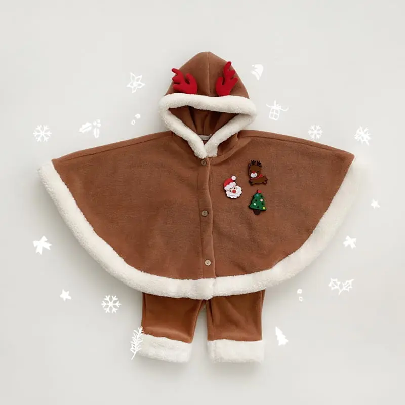 Oott Bebe - Korean Children Fashion - #childofig - Oott Santa Cape - 7
