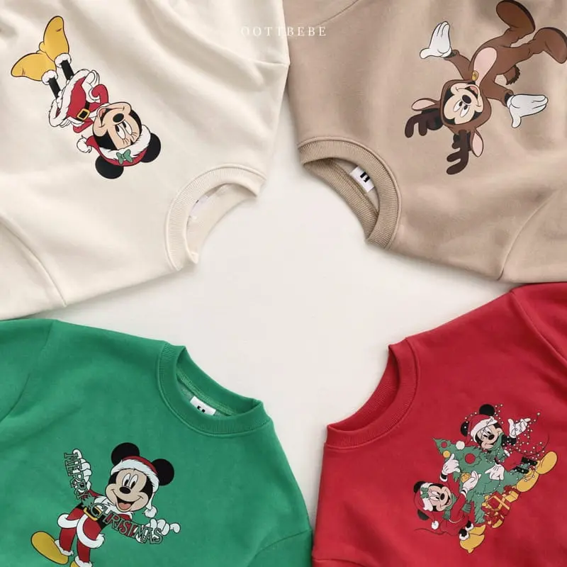 Oott Bebe - Korean Children Fashion - #childofig - Christmas D Sweatshirt - 5