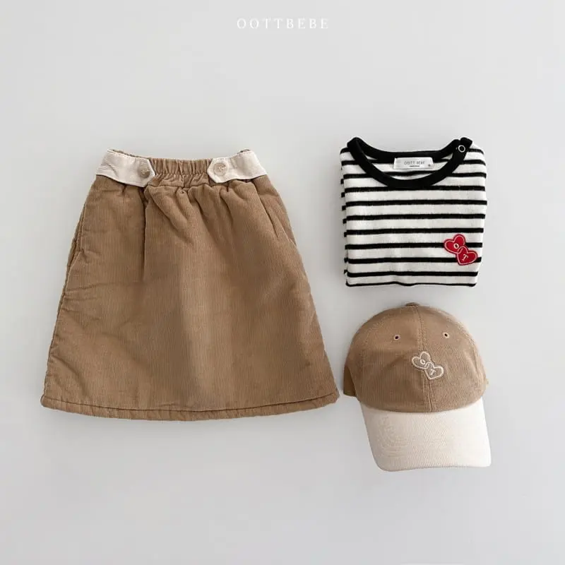 Oott Bebe - Korean Children Fashion - #discoveringself - Rib Skirt