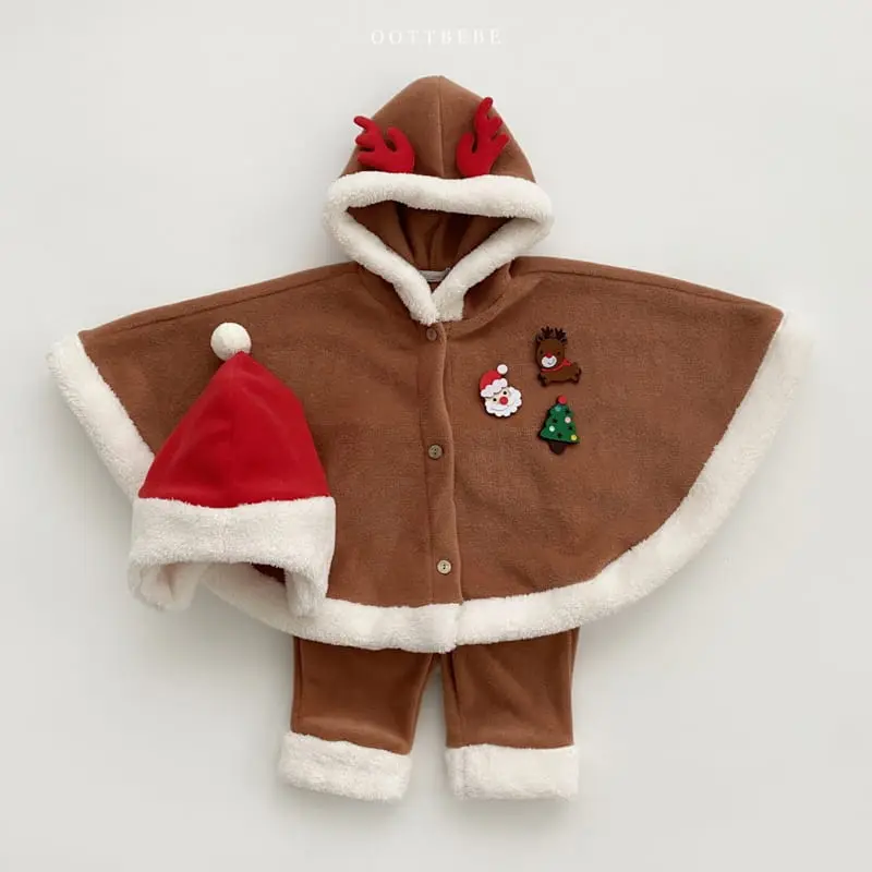 Oott Bebe - Korean Children Fashion - #discoveringself - Oott Santa Cape - 10