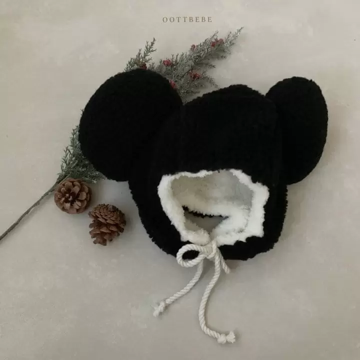 Oott Bebe - Korean Children Fashion - #fashionkids - Bear Fluffy Hat - 4