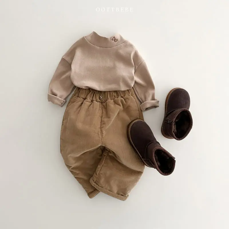 Oott Bebe - Korean Children Fashion - #kidsshorts - Rib Pants - 5