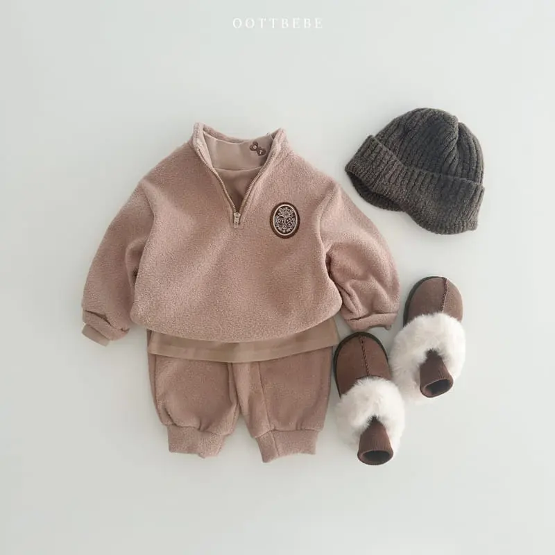 Oott Bebe - Korean Children Fashion - #kidsstore - Roof Anorak Top Bottom Set - 8