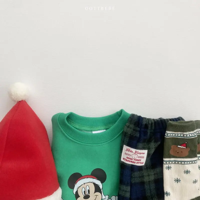 Oott Bebe - Korean Children Fashion - #kidsstore - Merry Check Pants - 10