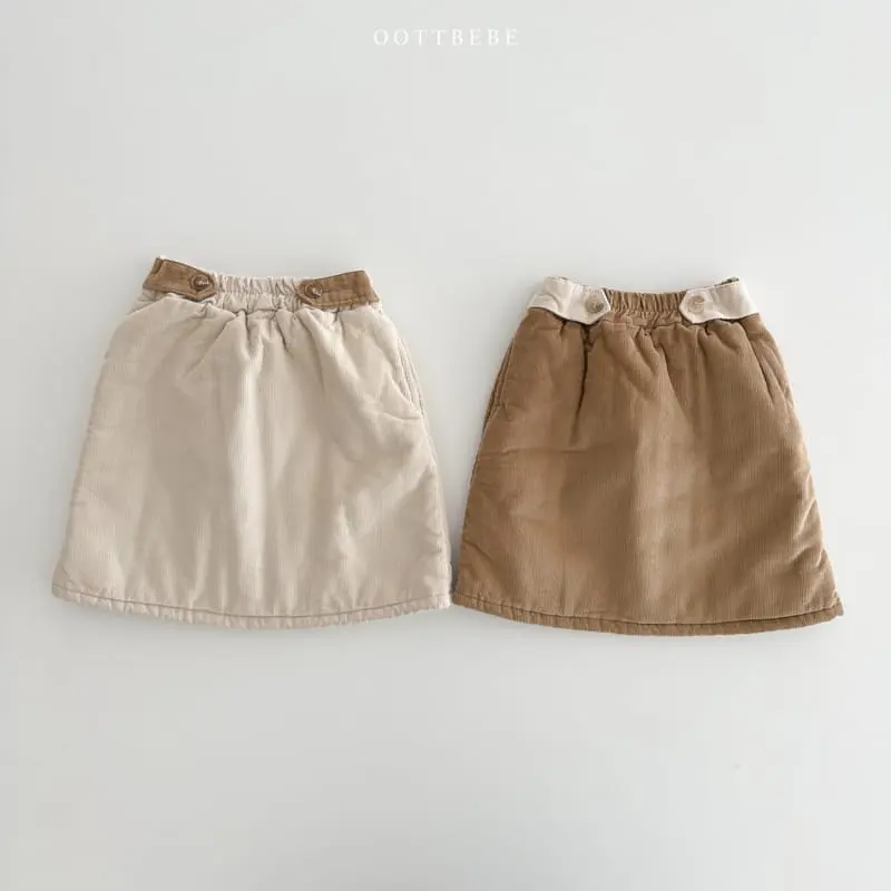 Oott Bebe - Korean Children Fashion - #kidzfashiontrend - Rib Skirt - 5
