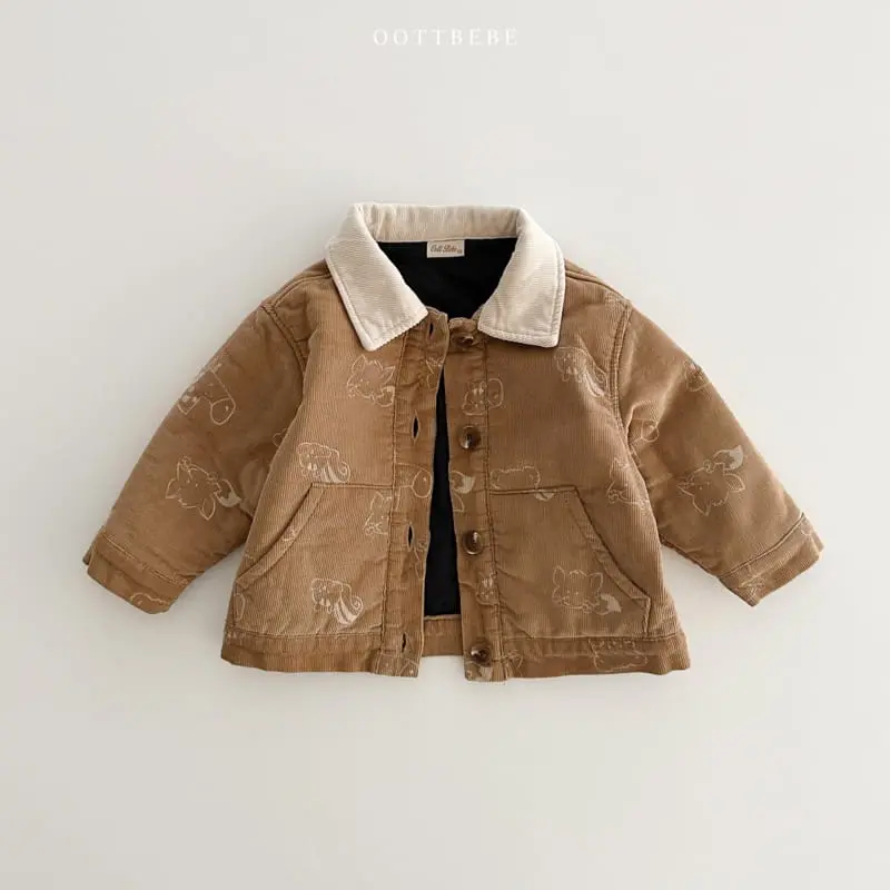 Oott Bebe - Korean Children Fashion - #magicofchildhood - Bear Rib Jacket - 6