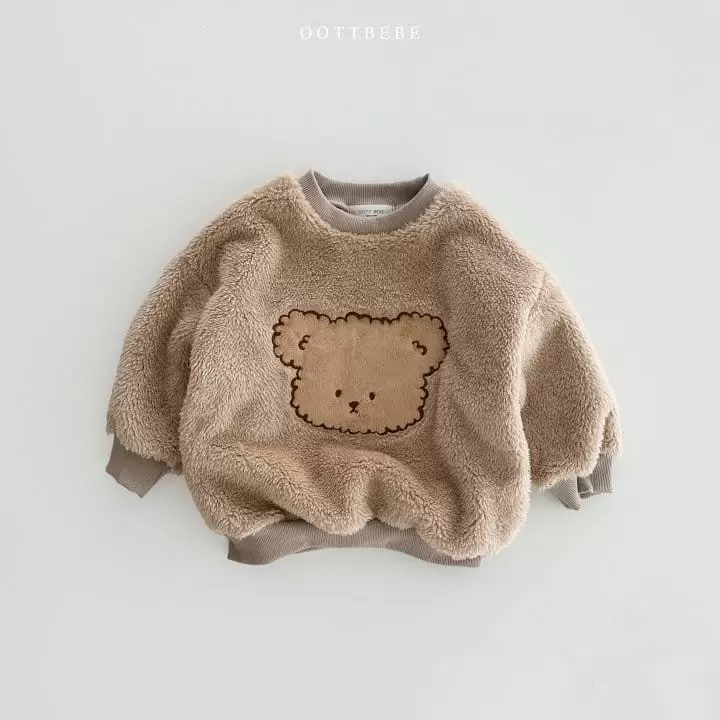 Oott Bebe - Korean Children Fashion - #minifashionista - Cozy Fleece Top Bottom Set - 8