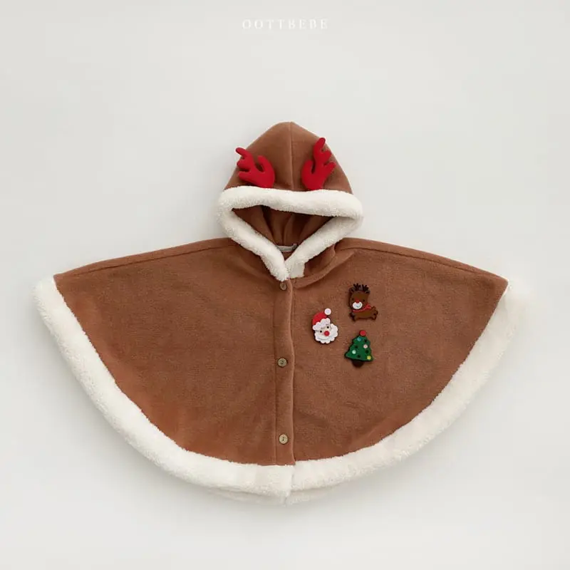 Oott Bebe - Korean Children Fashion - #minifashionista - Oott Santa Cape - 2