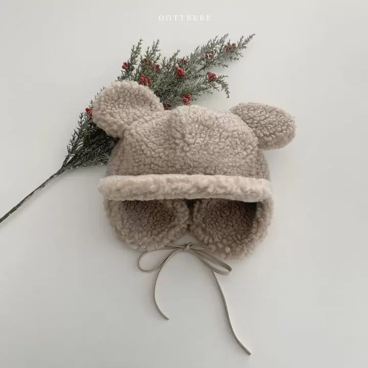 Oott Bebe - Korean Children Fashion - #prettylittlegirls - Bbogle Bear Hat