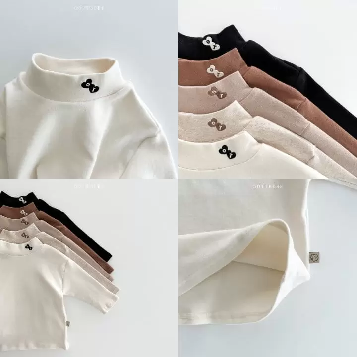 Oott Bebe - Korean Children Fashion - #stylishchildhood - Oott Muffler Tee - 7