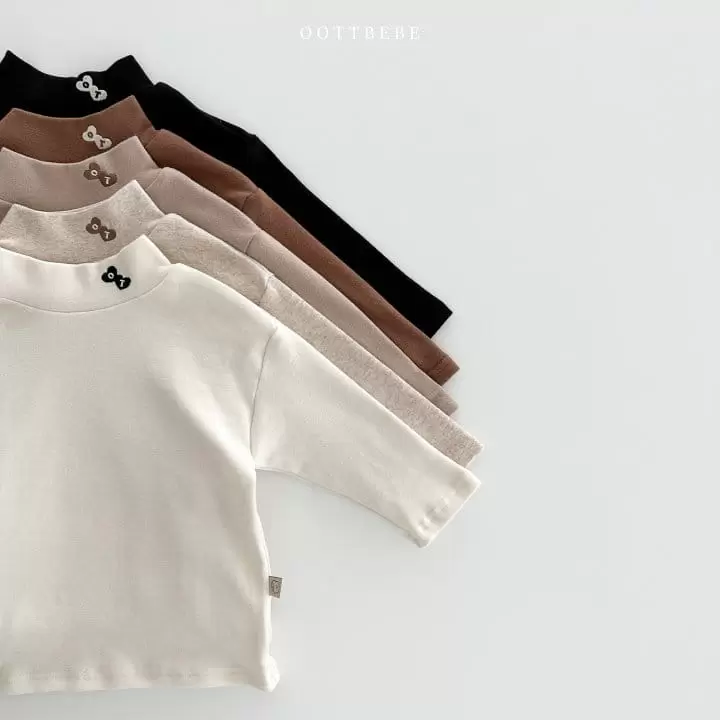 Oott Bebe - Korean Children Fashion - #toddlerclothing - Oott Muffler Tee - 6