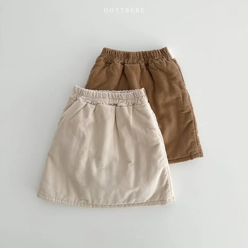 Oott Bebe - Korean Children Fashion - #toddlerclothing - Rib Skirt - 12