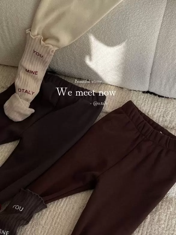 Otaly - Korean Children Fashion - #magicofchildhood - 3693 Mink Leggings - 2