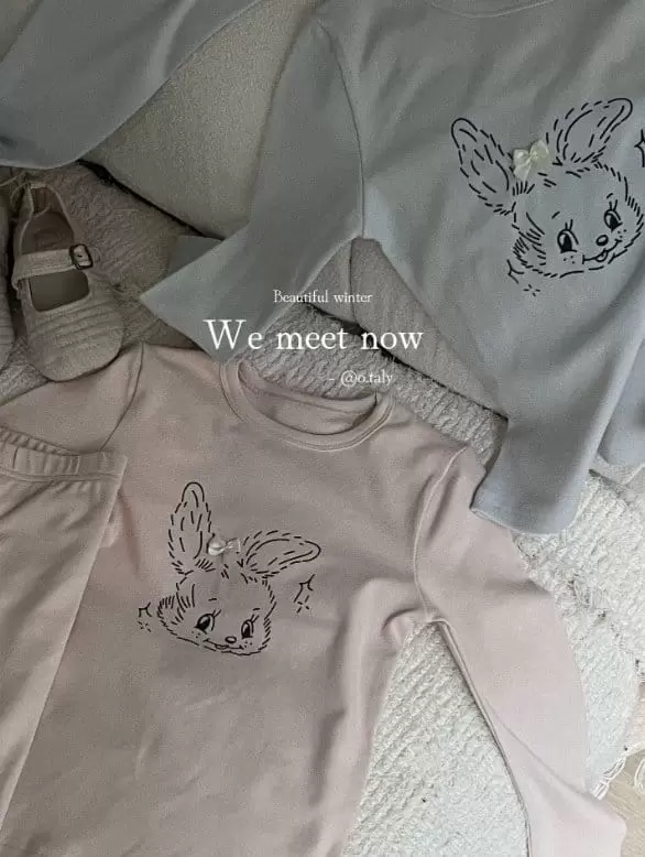 Otaly - Korean Children Fashion - #minifashionista - 3696 Libani Bunny Set - 2
