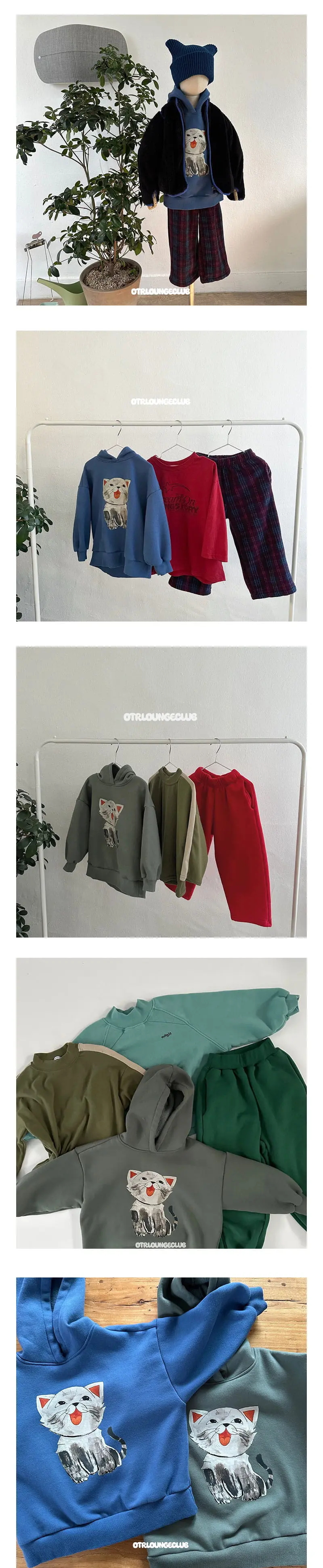 Otr - Korean Children Fashion - #kidsshorts - Kitty Hoody - 2
