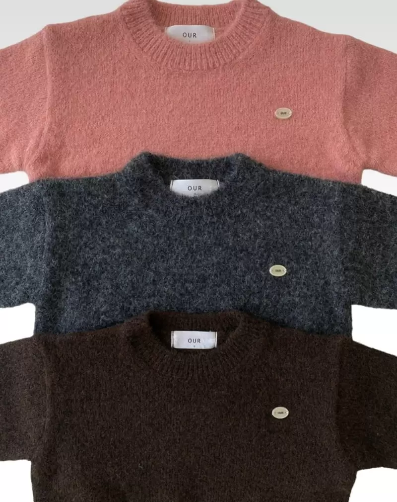 Our - Korean Children Fashion - #childofig - Brush Knit Tee - 9