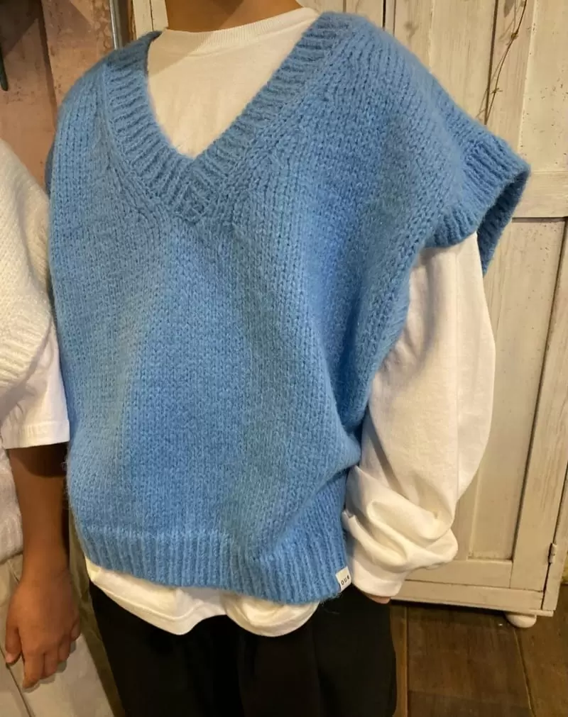 Our - Korean Children Fashion - #designkidswear - Flat Knit Vest - 10