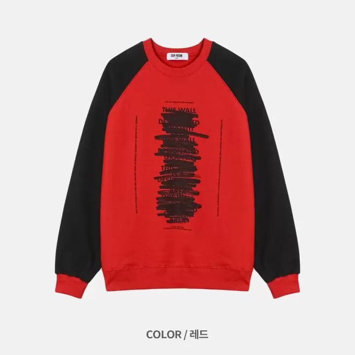 Our Room - Korean Women Fashion - #momslook - Scribbles Sweatshirt - 2