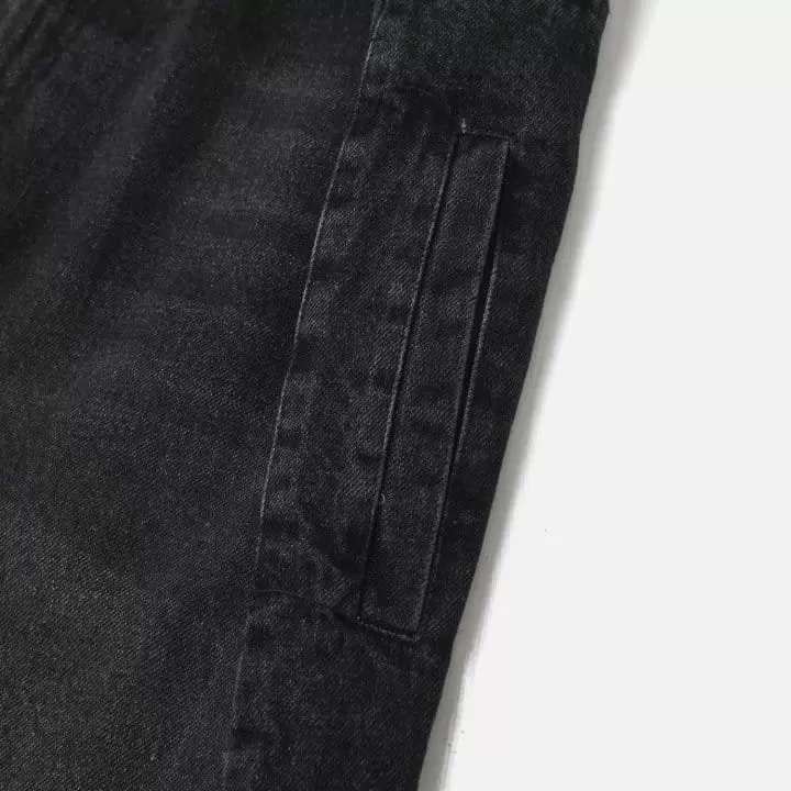 Our Room - Korean Women Fashion - #momslook - Folding Jeans - 5