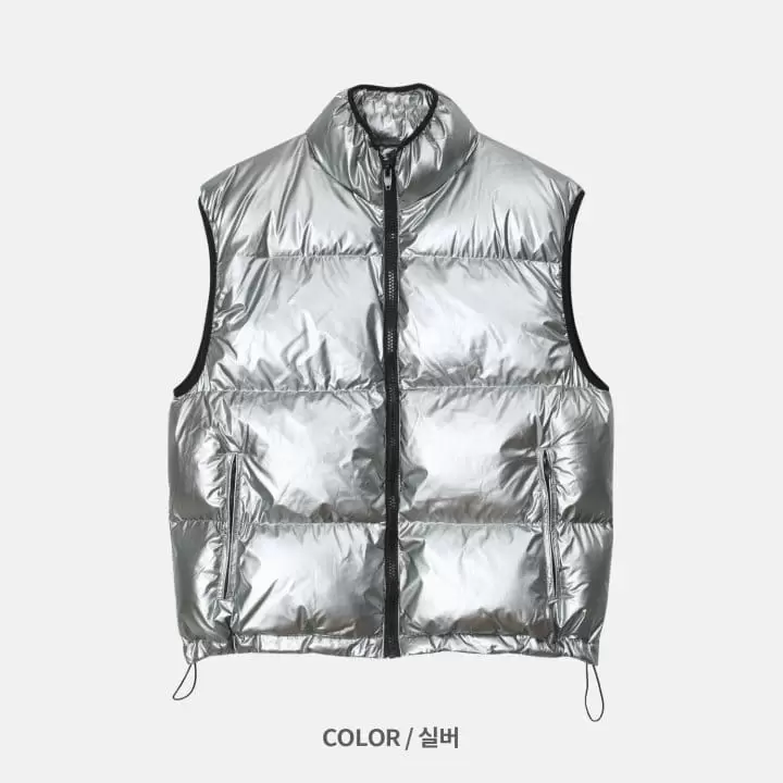 Our Room - Korean Women Fashion - #restrostyle - Matal Vest - 2