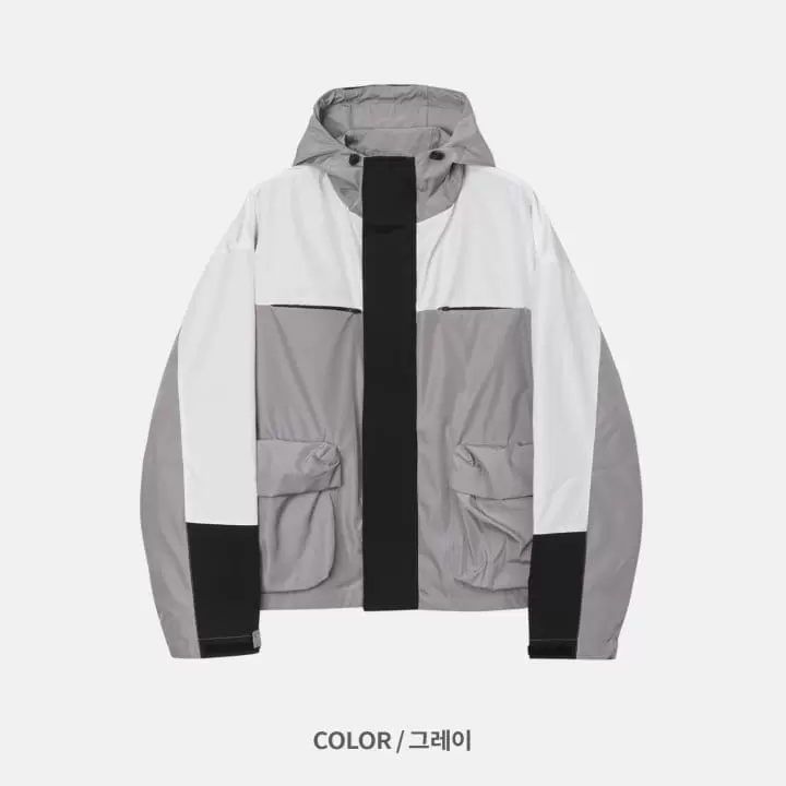 Our Room - Korean Women Fashion - #vintagekidsstyle - Color Shell Jacket