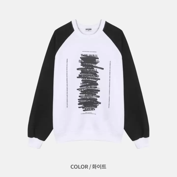 Our Room - Korean Women Fashion - #womensfashion - Scribbles Sweatshirt