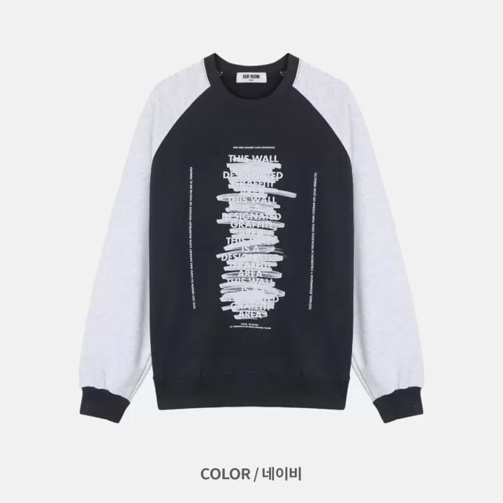 Our Room - Korean Women Fashion - #womensfashion - Scribbles Sweatshirt - 3