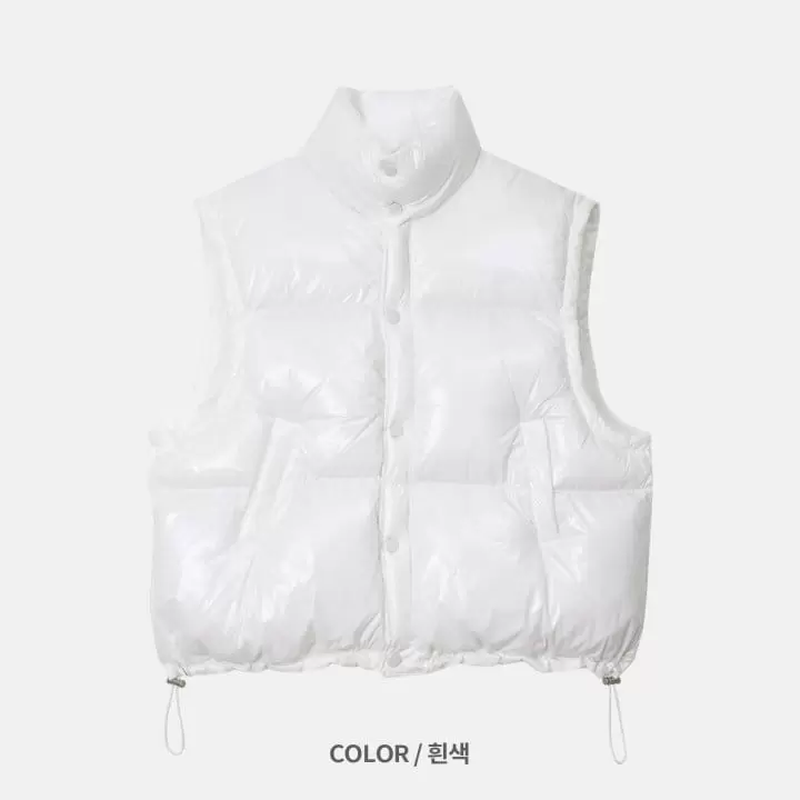 Our Room - Korean Women Fashion - #momslook - Glossy Vest - 4