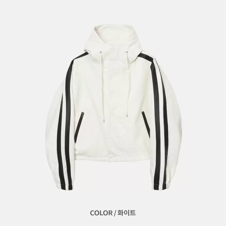 Our Room - Korean Women Fashion - #womensfashion - Hoody Line Jacket - 2