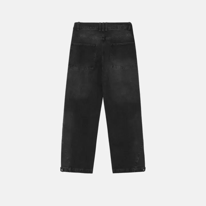 Our Room - Korean Women Fashion - #womensfashion - Folding Jeans - 2