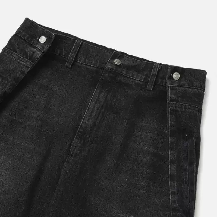 Our Room - Korean Women Fashion - #momslook - Folding Jeans - 4