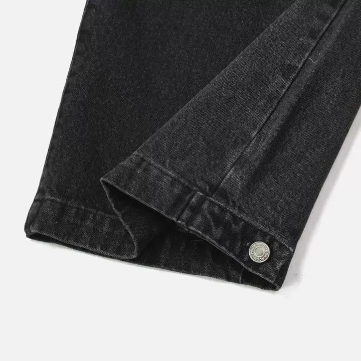 Our Room - Korean Women Fashion - #womensfashion - Folding Jeans - 6