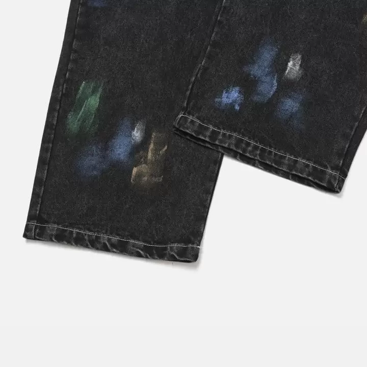 Our Room - Korean Women Fashion - #womensfashion - Painting Jeans - 5