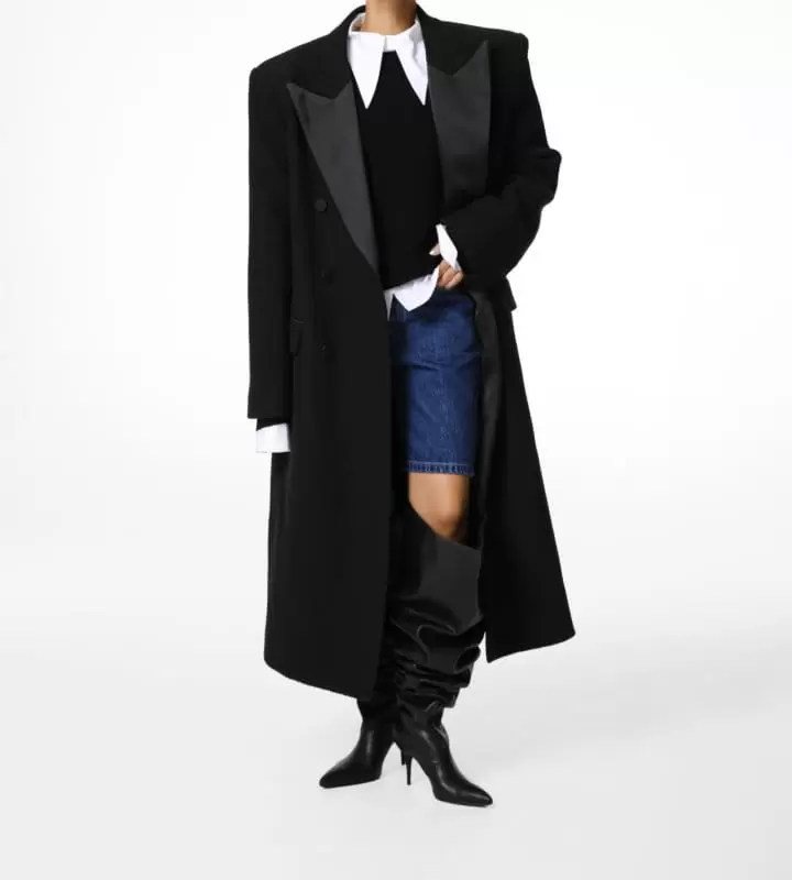 Paper Moon - Korean Women Fashion - #momslook - classic slim fit indigo denim bermuda shorts - 6