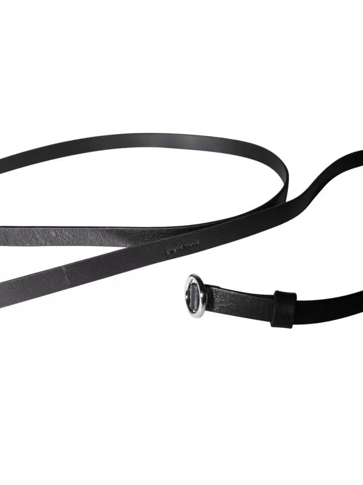 Paper Moon - Korean Women Fashion - #momslook - classic thin leather maxi belt - 9