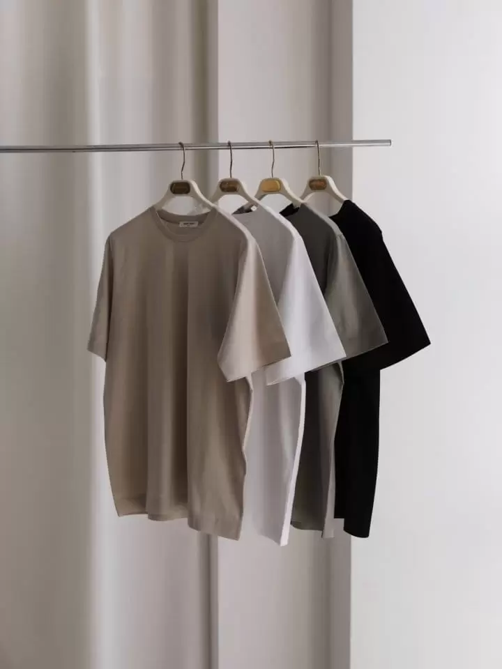 Paper Moon - Korean Women Fashion - #momslook - LUX silket basic t shirt
