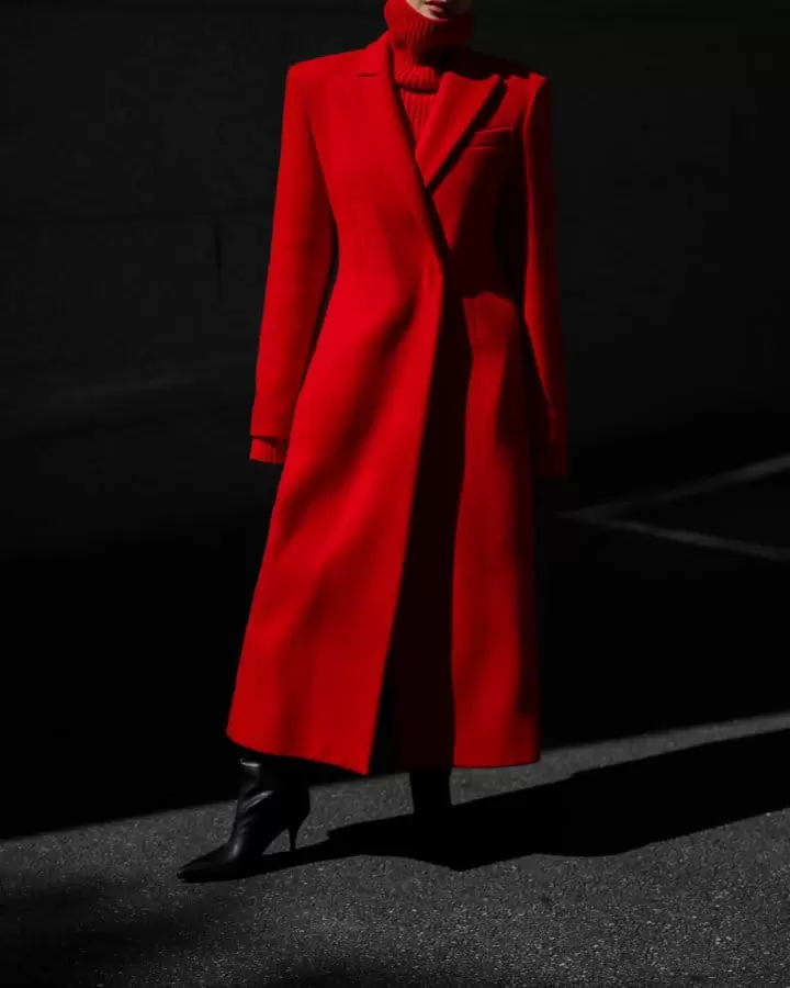 Paper Moon - Korean Women Fashion - #pursuepretty - virgin 100 % wool peak lapel tailored maxi coat - 3