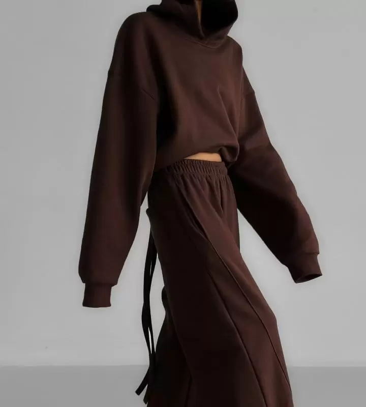 Paper Moon - Korean Women Fashion - #romanticstyle - back less shirred detail strap detail hooded top