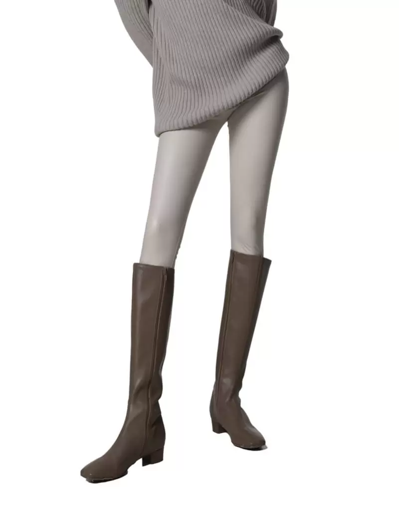 Paper Moon - Korean Women Fashion - #thelittlethings - faux leather leggings - 5