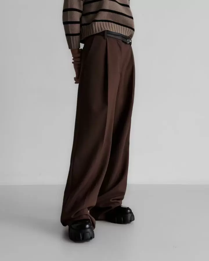 Paper Moon - Korean Women Fashion - #womensfashion - classic thin leather maxi belt - 6