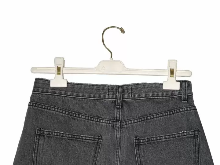 Paper Moon - Korean Women Fashion - #womensfashion - unbalanced wrap detail denim mini skirt - 11