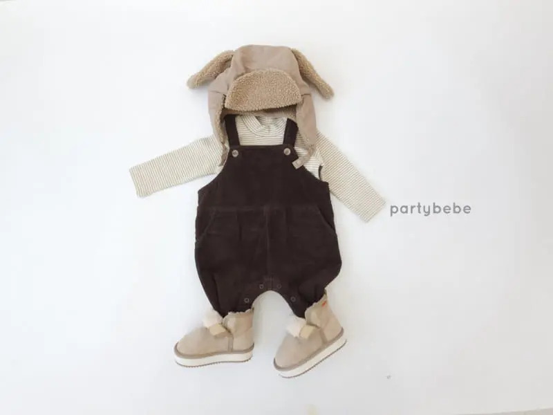 Party Kids - Korean Baby Fashion - #babyclothing - Warm Overalls - 3