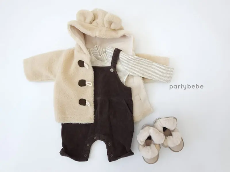 Party Kids - Korean Baby Fashion - #babylifestyle - Warm Overalls - 7