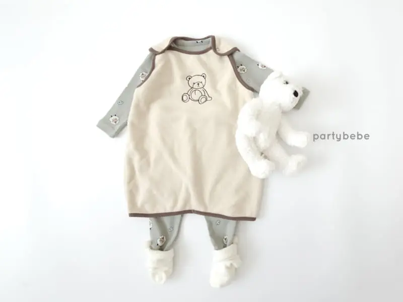 Party Kids - Korean Children Fashion - #childrensboutique - Honey Sleep Vest - 7