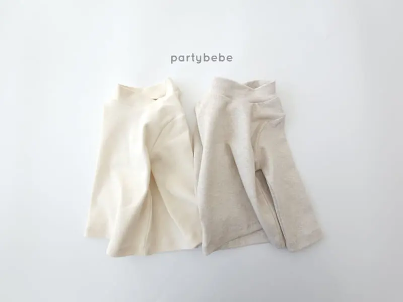 Party Kids - Korean Children Fashion - #designkidswear - Bebe Turtleneck Tee - 2