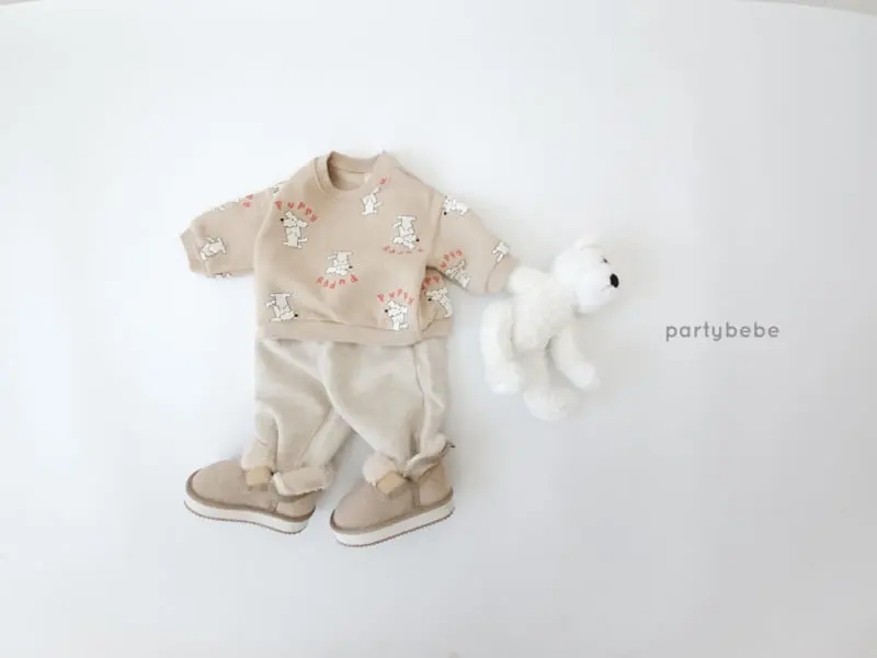 Party Kids - Korean Children Fashion - #designkidswear - Puppy Sweatshirt