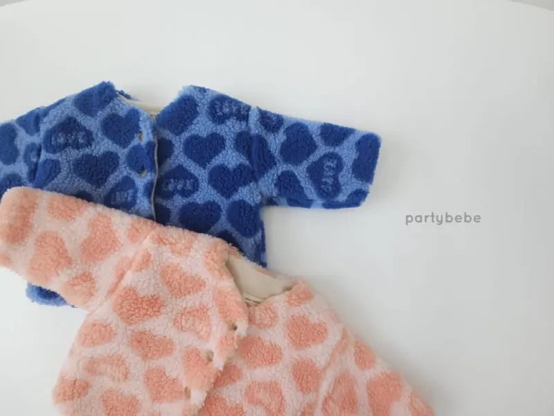 Party Kids - Korean Children Fashion - #designkidswear - Heart P Jacket